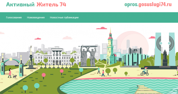 Система электронных голосований «Активный житель74»